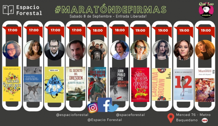 lector maraton firmas que leo forestal