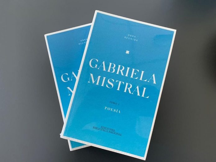 Lector Obra Reunida Gabriela Mistral Foto Biblioteca Nacional Digital